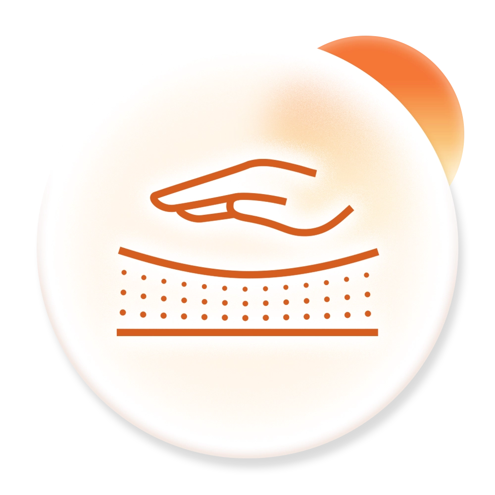 sunset icon 扎實服貼,軟硬適中