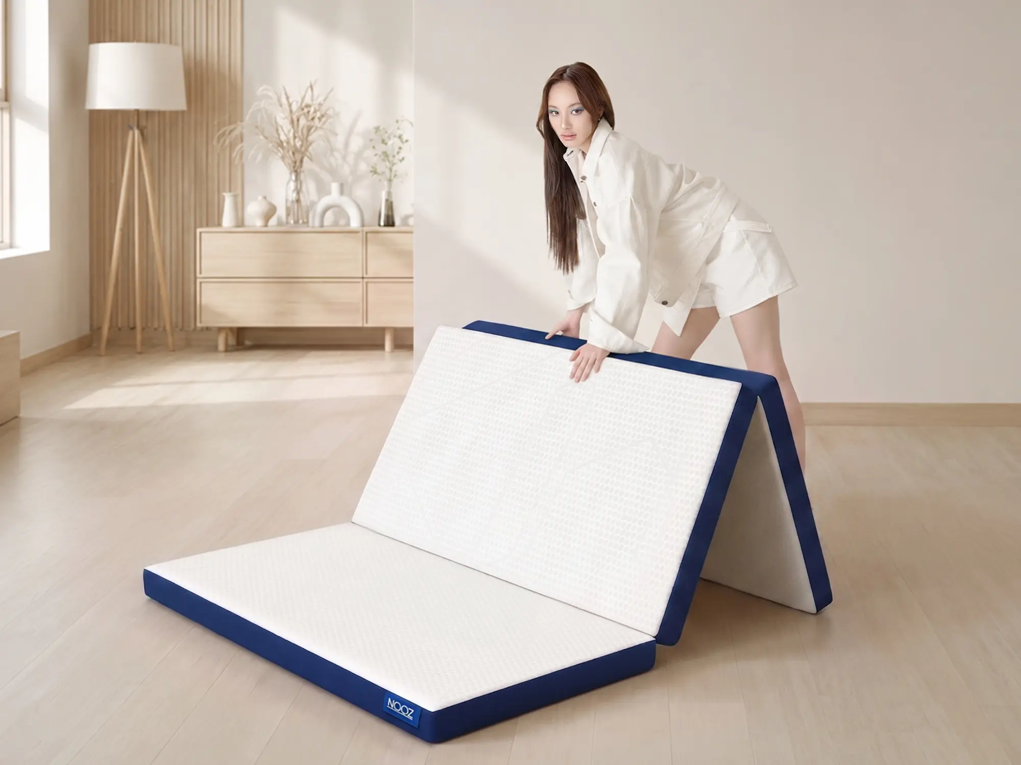 Nooz FlexiRest Trifold Topper 三折疊日式床墊(厚8公分)