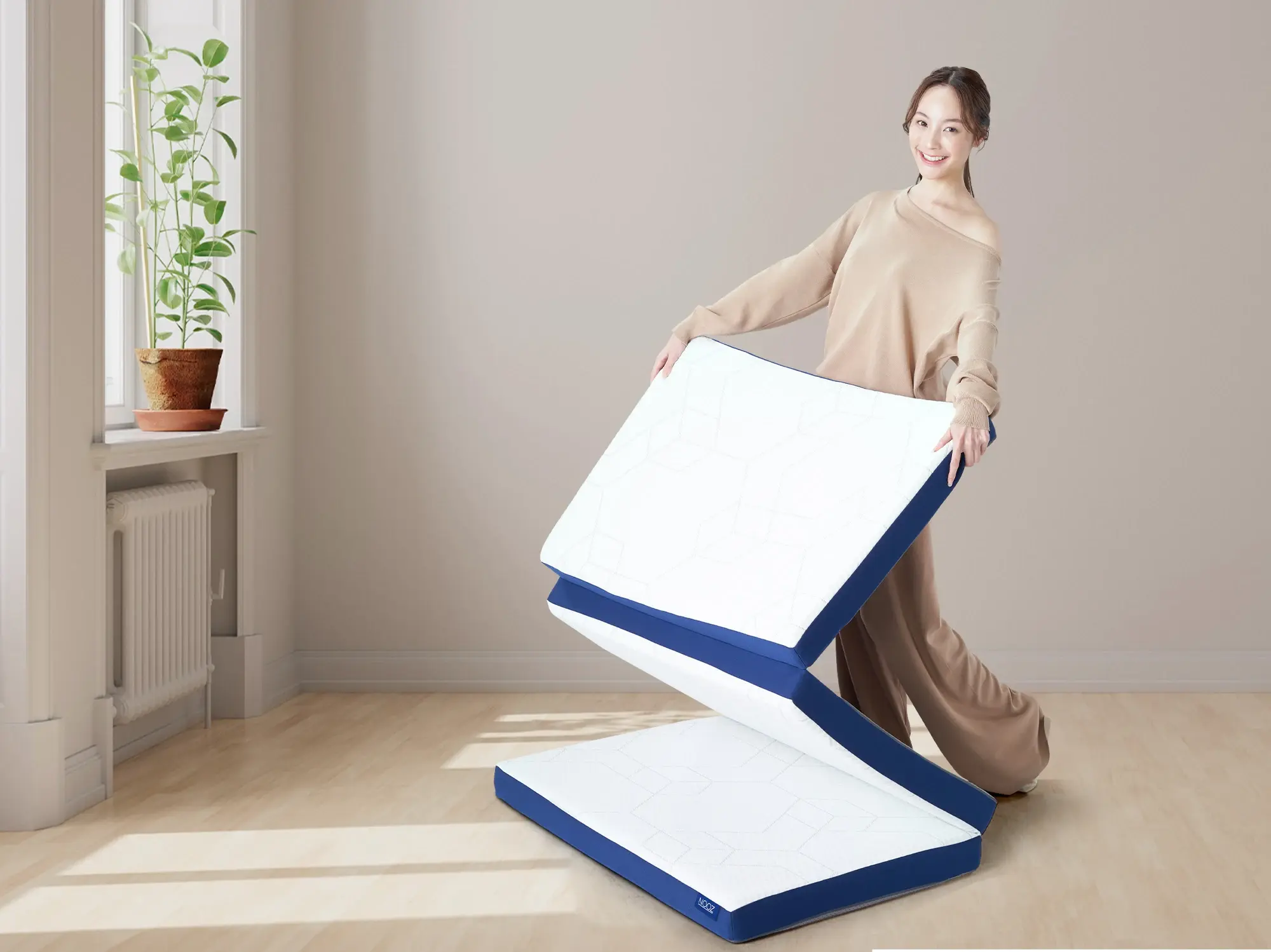 Nooz FlexiRest Trifold Topper 三折疊日式床墊（厚8公分） 3