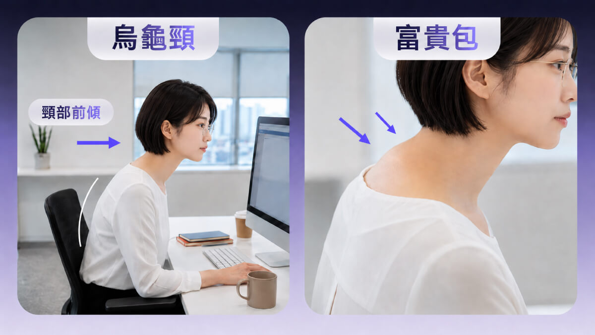 烏龜頸、富貴包是什麼